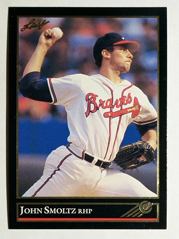 1992 Leaf Black Gold #191 John Smoltz
