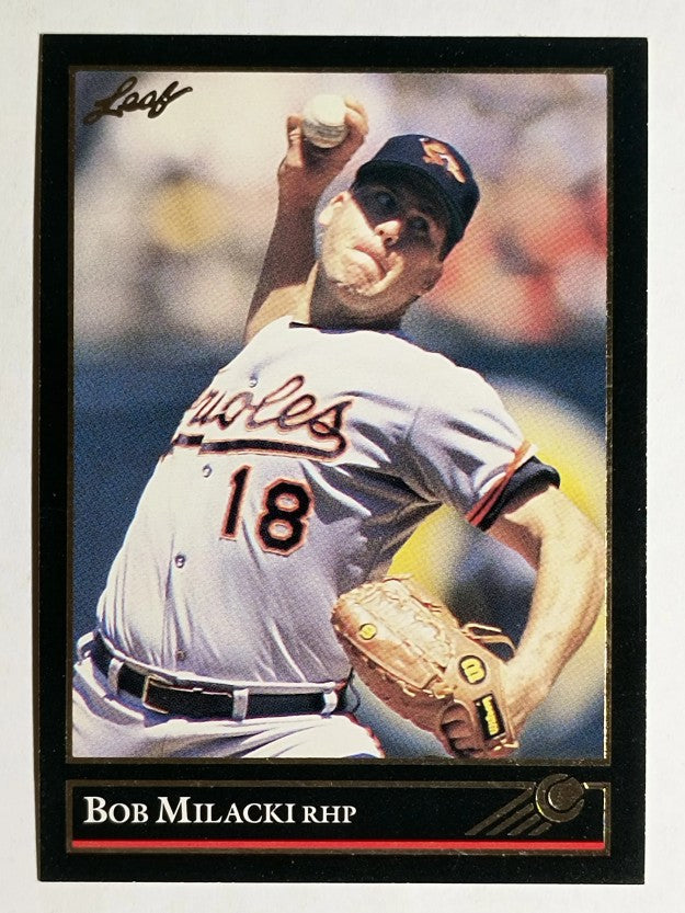 1992 Leaf Black Gold #262 Bob Milacki