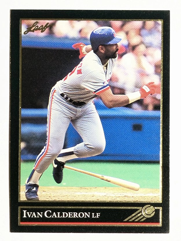 1992 Leaf Black Gold #283 Ivan Calderon