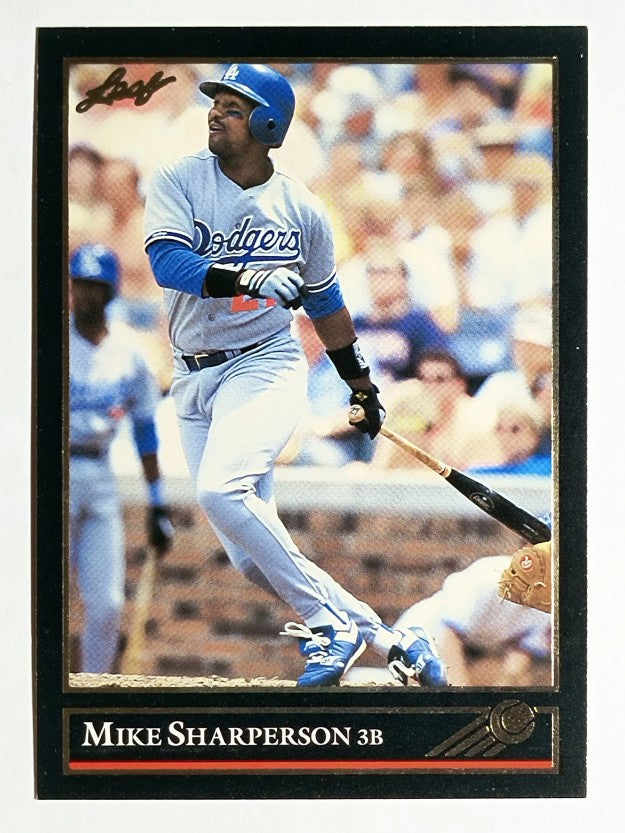 1992 Leaf Black Gold #318 Mike Sharperson