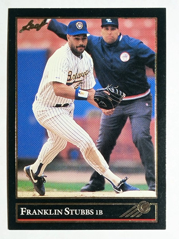 1992 Leaf Black Gold #328 Franklin Stubbs