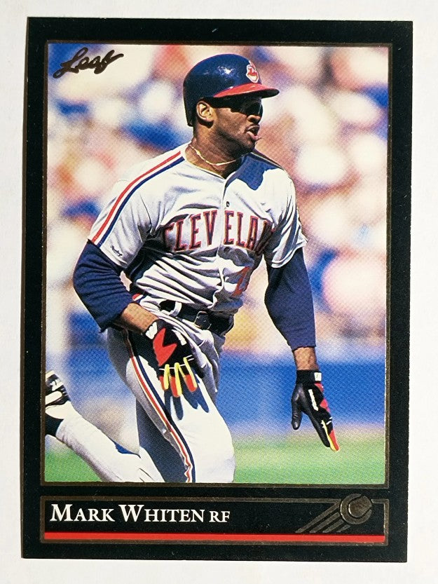 1992 Leaf Black Gold #334 Mark Whiten