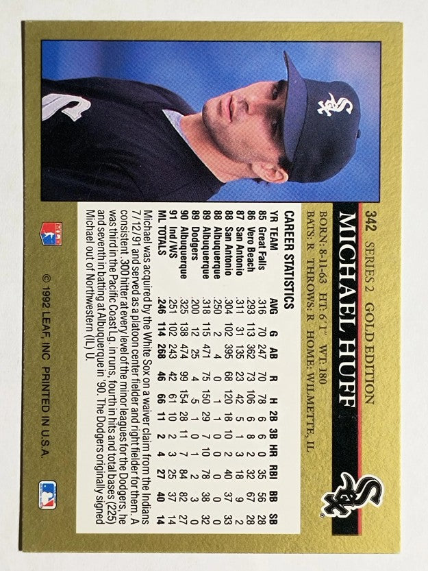 1992 Leaf Black Gold #342 Michael Huff