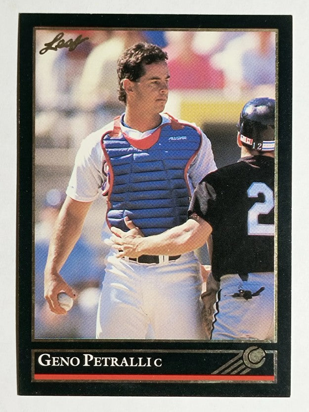 1992 Leaf Black Gold #357 Geno Petralli