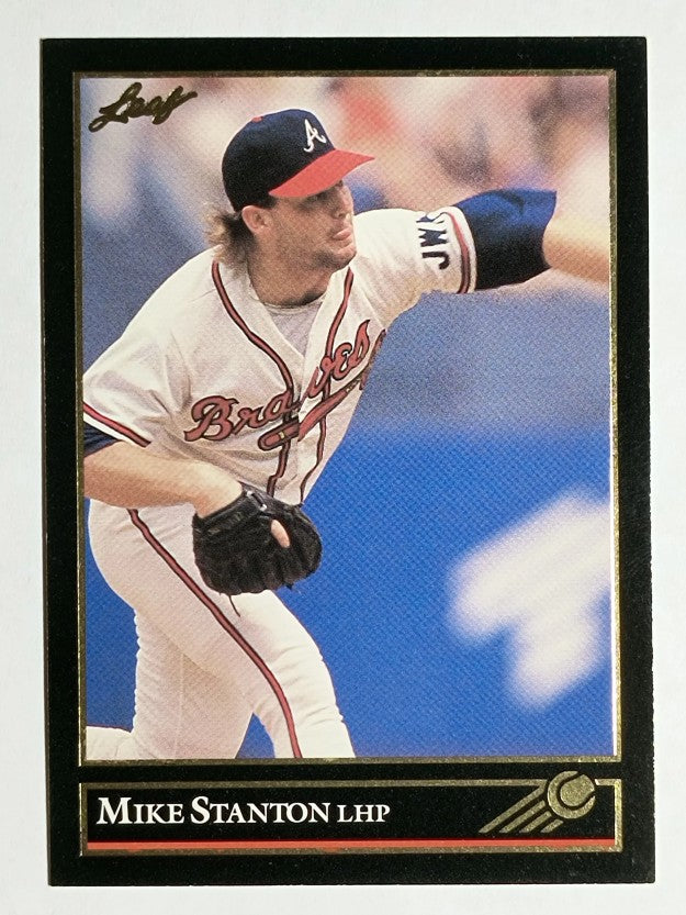 1992 Leaf Black Gold #377 Mike Stanton