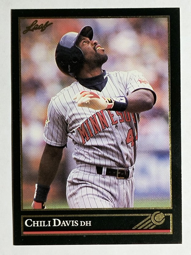1992 Leaf Black Gold #395 Chili Davis