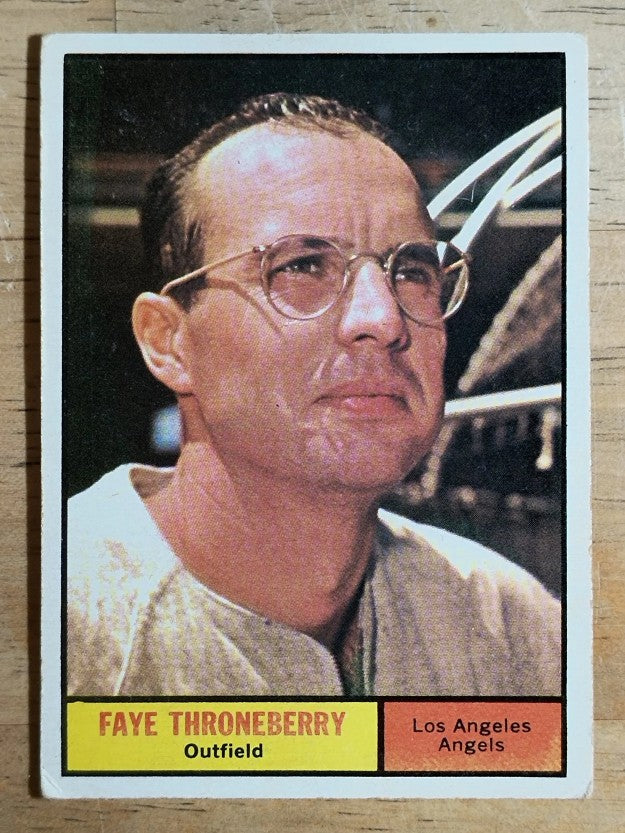1961 Topps #282 Faye Throneberry (VG)