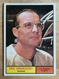 1961 Topps #282 Faye Throneberry (VG)