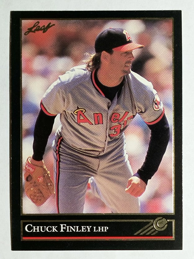 1992 Leaf Black Gold #450 Chuck Finley