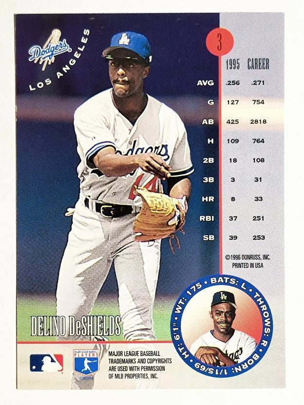 1996 Leaf #3 Delino DeShields