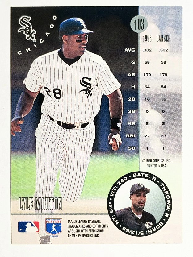 1996 Leaf #103 Lyle Mouton