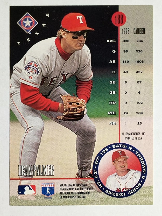 1996 Leaf #188 Dean Palmer