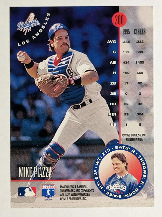 1996 Leaf #200 Mike Piazza