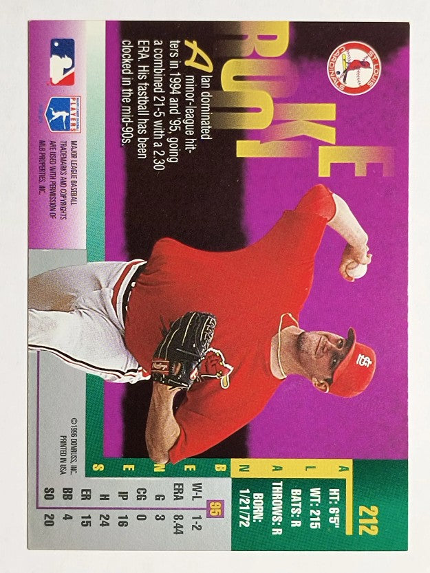 1996 Leaf #212 Alan Benes