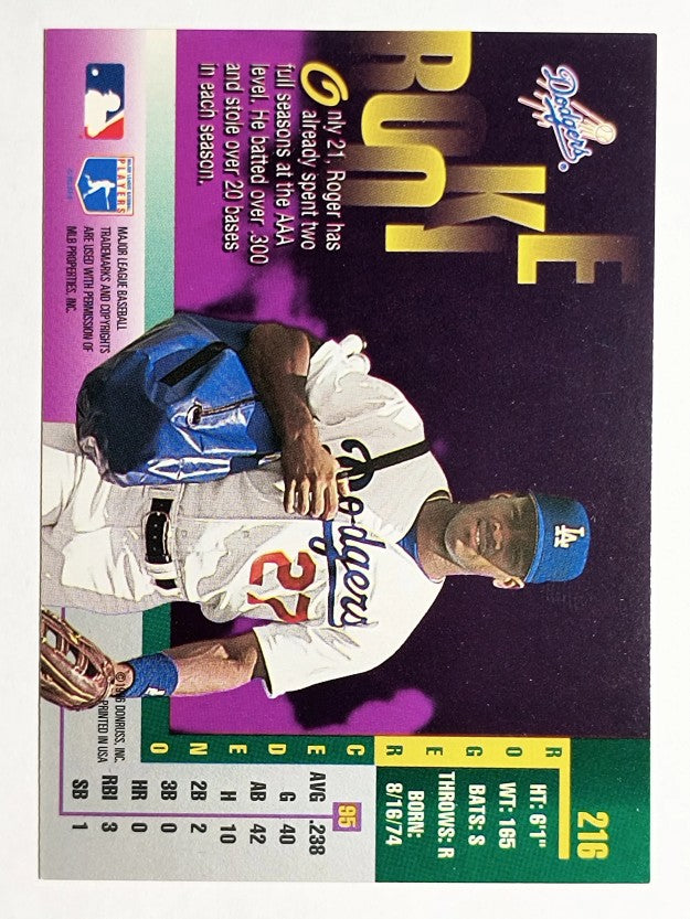 1996 Leaf #216 Roger Cedeno