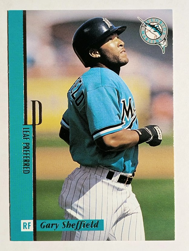 1996 Leaf Preferred #27 Gary Sheffield
