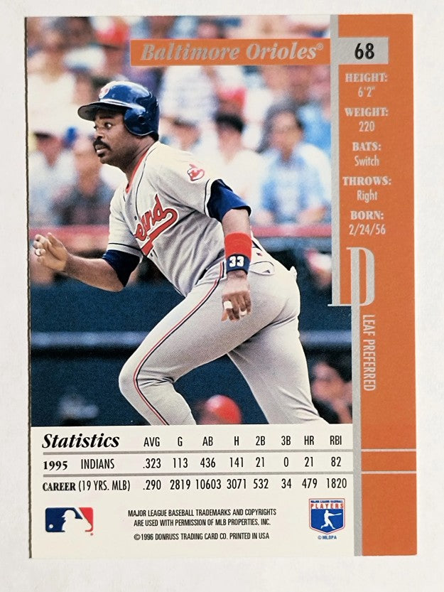 1996 Leaf Preferred #68 Eddie Murray