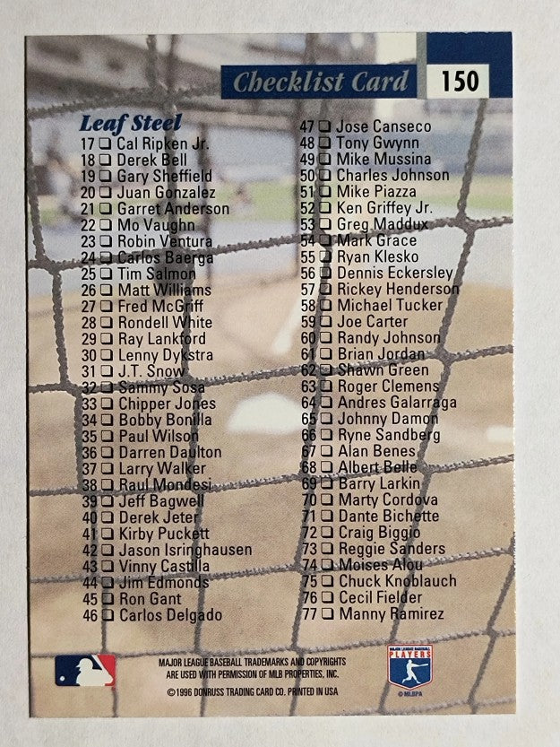 1996 Leaf Preferred #150 Mike Piazza CL