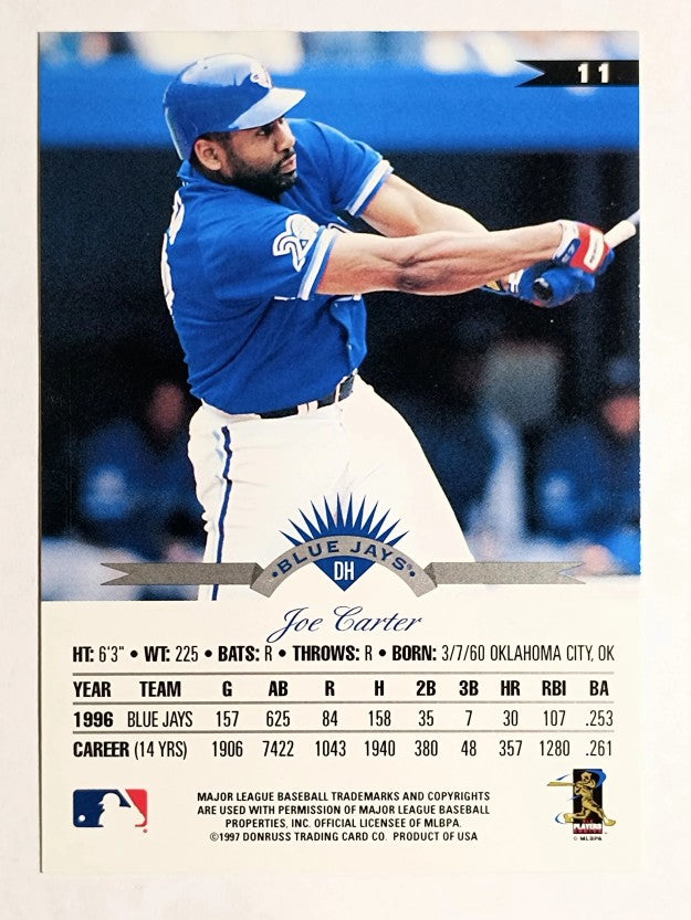1997 Leaf #11 Joe Carter