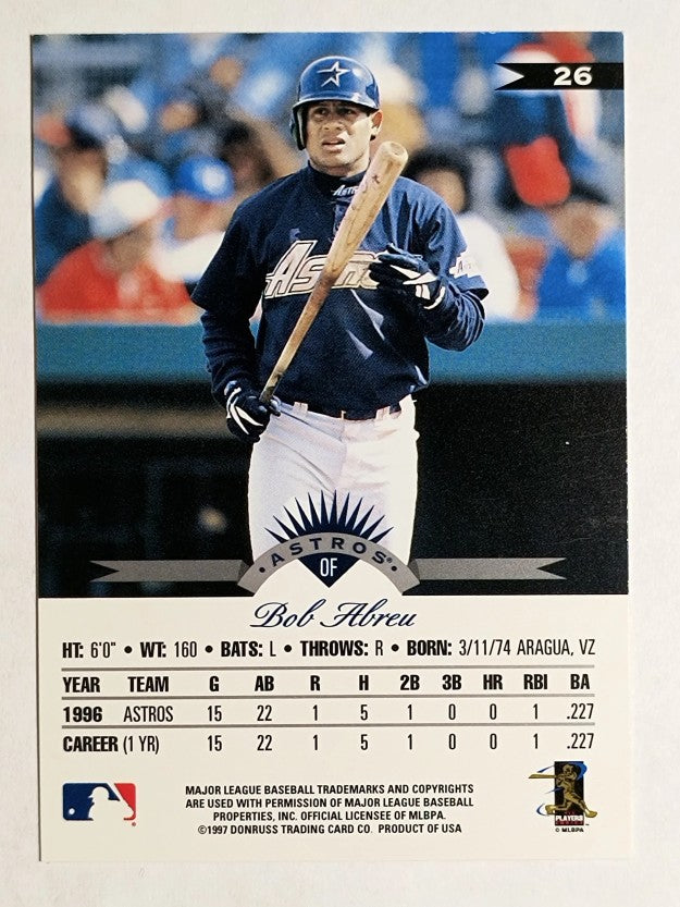 1997 Leaf #26 Bob Abreu