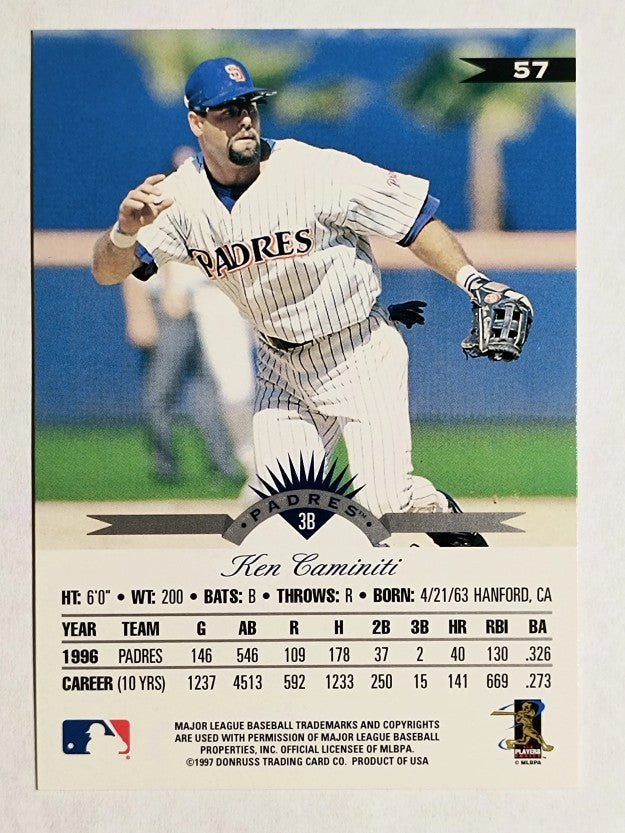 1997 Leaf #57 Ken Caminiti