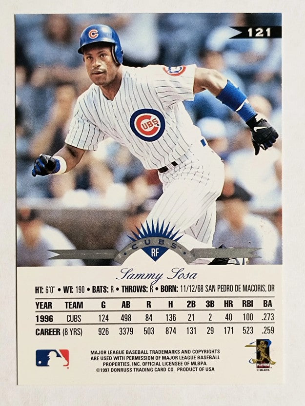 1997 Leaf #121 Sammy Sosa