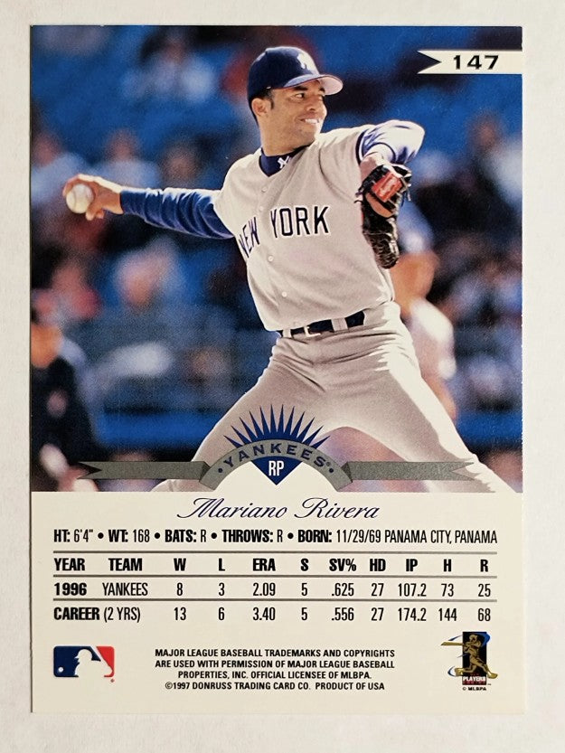 1997 Leaf #147 Mariano Rivera
