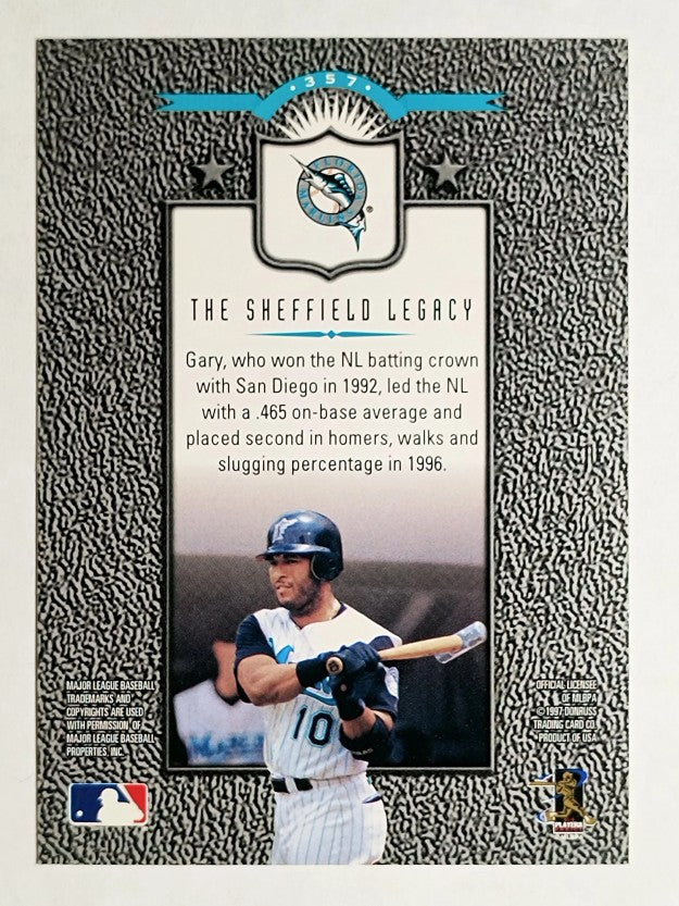 1997 Leaf #357 Gary Sheffield LG