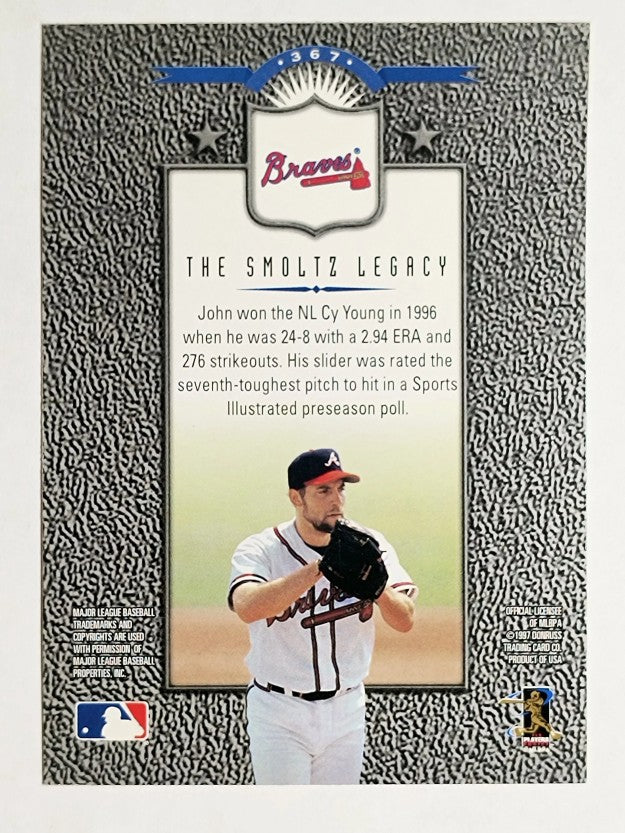 1997 Leaf #367 John Smoltz LG