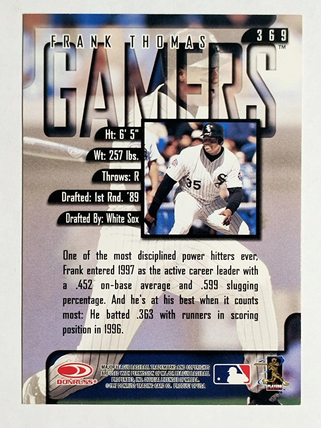 1997 Leaf #369 Frank Thomas GM