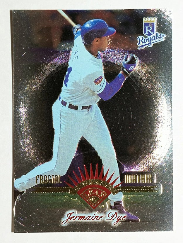 1997 Leaf Fractal Matrix #211 Jermaine Dye SX