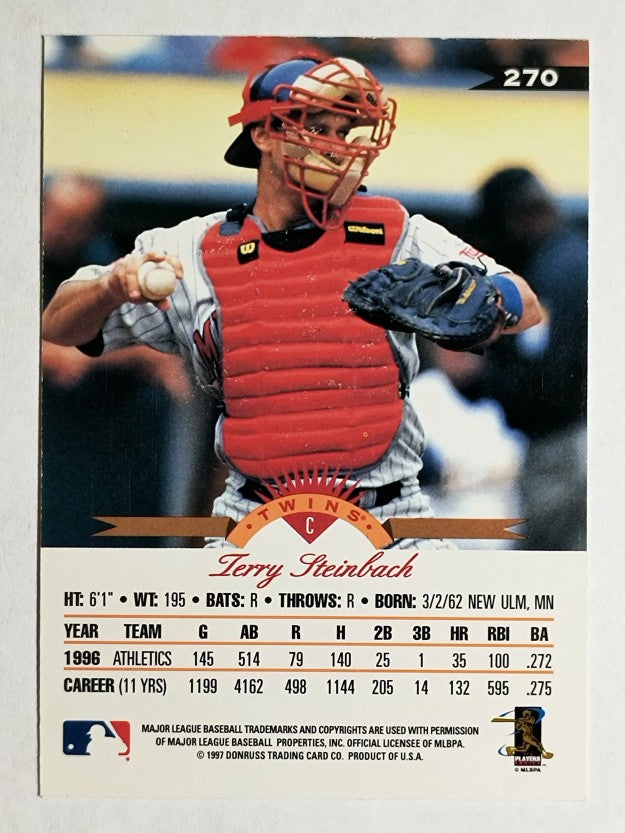 1997 Leaf Fractal Matrix #270 Terry Steinbach BX