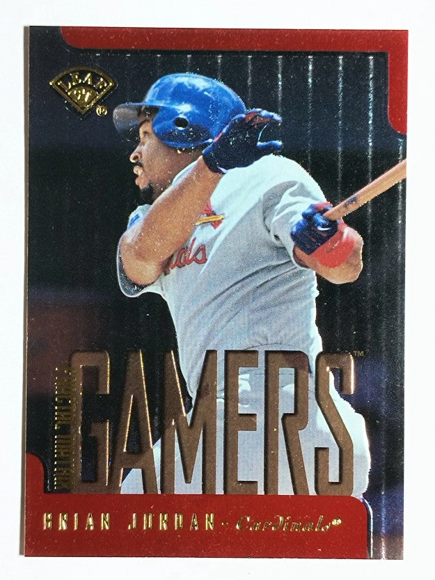 1997 Leaf Fractal Matrix #394 Brian Jordan GM BX