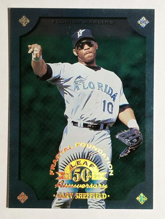 1998 Leaf Fractal Foundations #21 Gary Sheffield