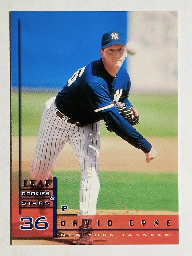 1998 Leaf Rookies and Stars #91 David Cone