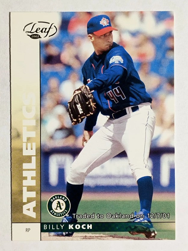 2002 Leaf #51 Billy Koch