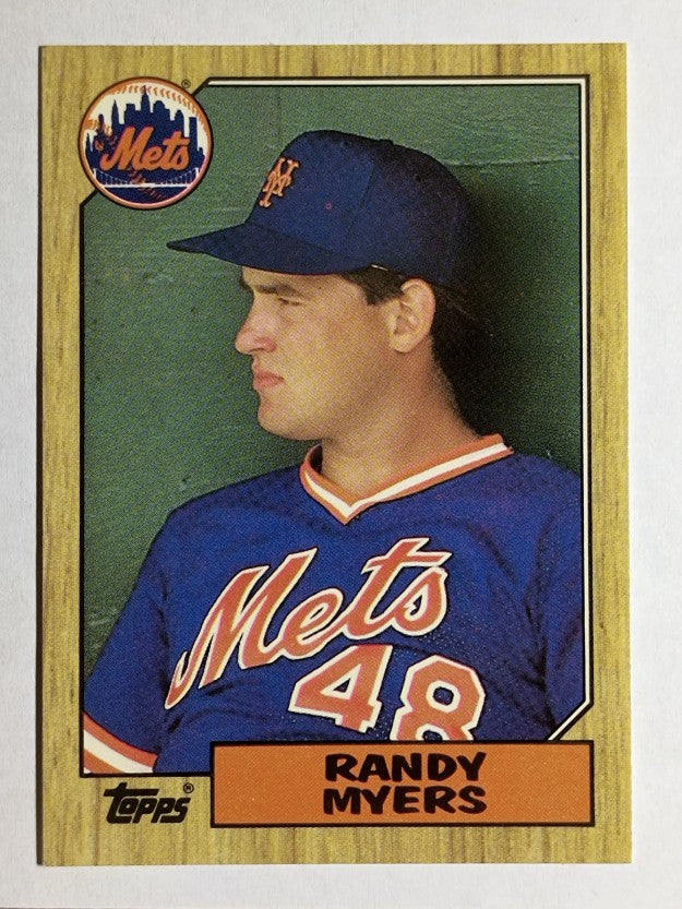 1987 Topps Tiffany #213 Randy Myers