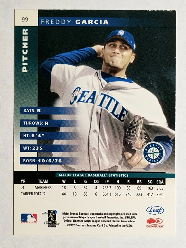 2002 Leaf #99 Freddy Garcia