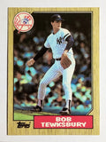 1987 Topps Tiffany #254 Bob Tewksbury