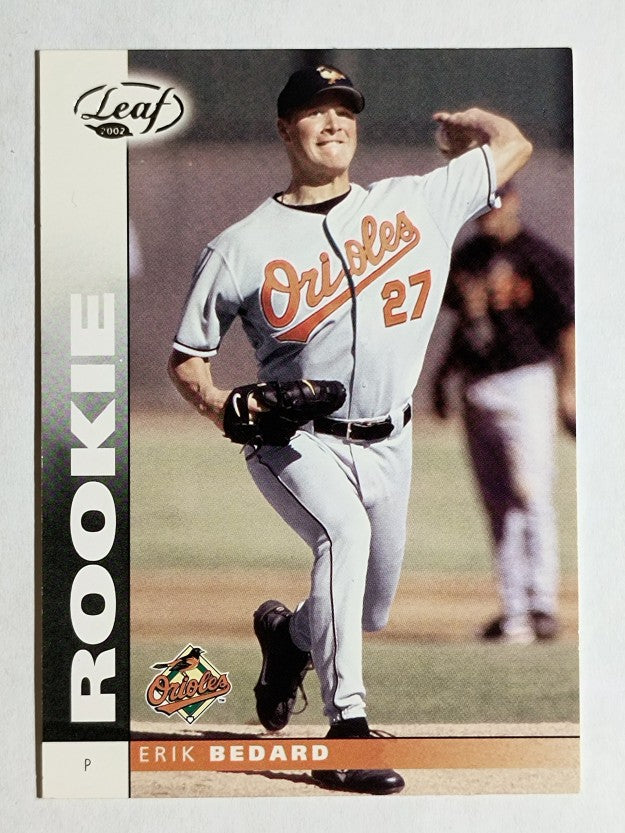 2002 Leaf #194 Erik Bedard ROO (NM)