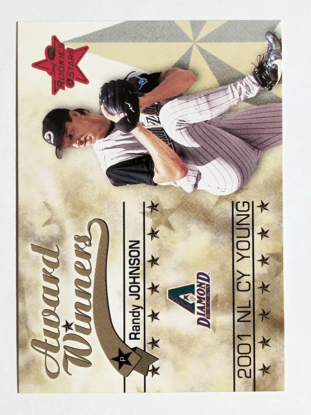 2002 Leaf Rookies and Stars #285 Randy Johnson 01 CY