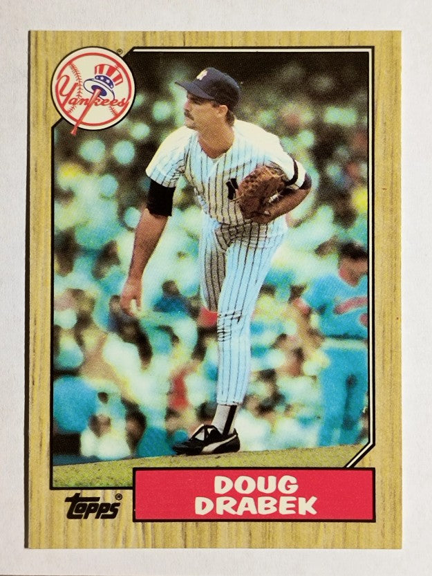 1987 Topps Tiffany #283 Doug Drabek
