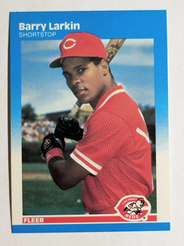 1987 Fleer #204 Barry Larkin RC