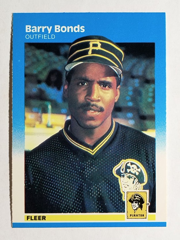 1987 Fleer #604 Barry Bonds RC