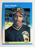 1987 Fleer #604 Barry Bonds RC