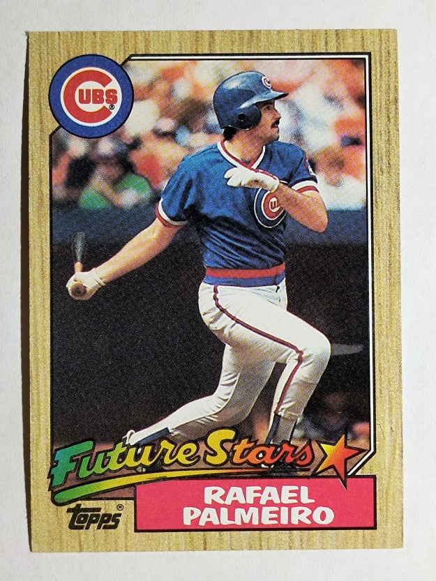1987 Topps #634 Rafael Palmeiro RC