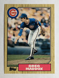 1987 Topps Traded #70T Greg Maddux XRC