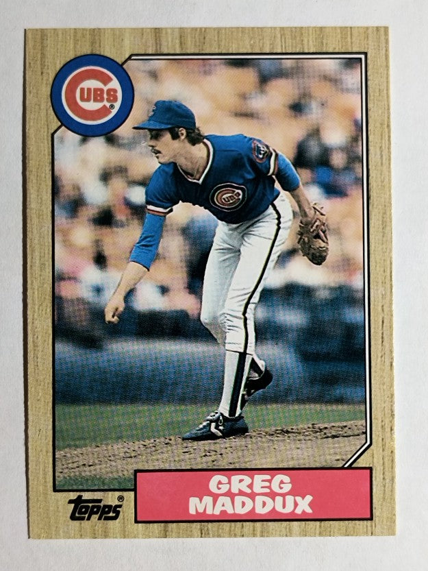 1987 Topps Traded #70T Greg Maddux XRC