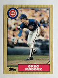 1987 Topps Traded #70T Greg Maddux XRC