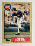 1987 Topps Traded #70T Greg Maddux XRC